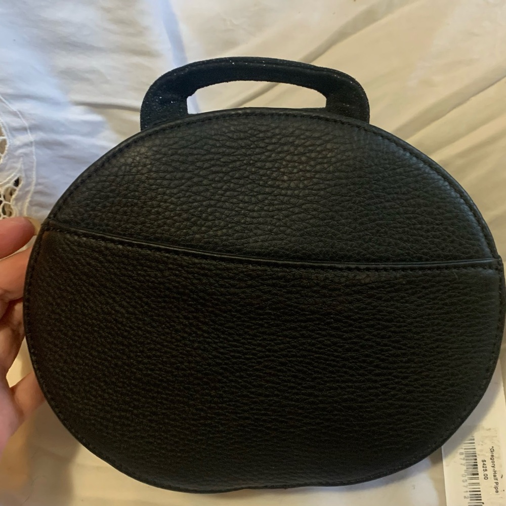 Hammitt NWT Gregory Half Pipe Crossbody/Clutch in Black Crock w/Dust Bag - Picture 3 of 6